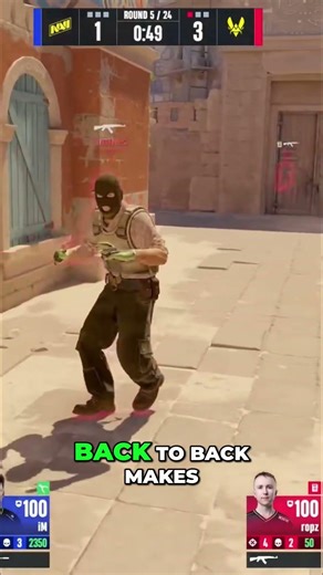 NAVI Dominates Inferno with Gold Rounds #shorts