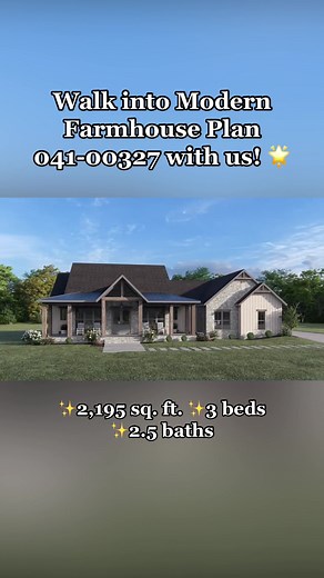 This Modern Farmhouse is calling your name and you must go! 🤩🏠 #houseoftiktok #dreamhome #houseplans #housetour #modernfarmhouse #fyp #housetour