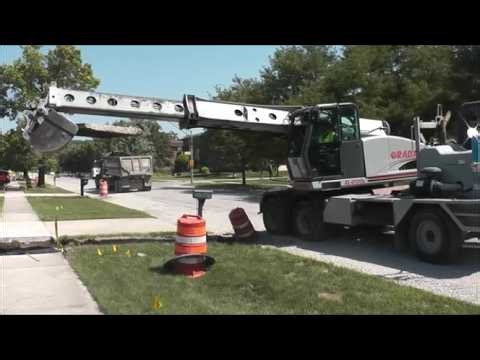 Precision Work Gradall Excavator