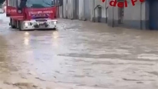 Torrential rains cause flooding and landslides in northern Italy