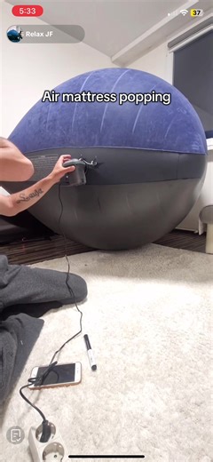 Air Mattress Popping Fun