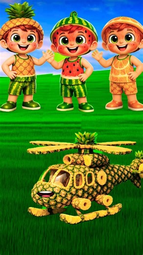 pineapple wali gadi mein baith 🎉🤯. #shortsfeed #shortsfeed #cartoon