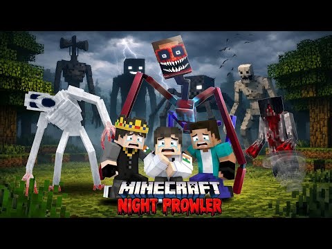 Minecraft Night Prowler 😱 | Scariest Horror Mod Ever | With My Friend 😀|I Am K.R