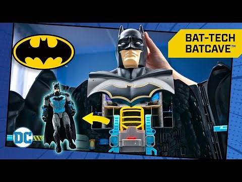 TRANSFORMING BATCAVE goes from MEGA BATMAN to BATCAVE!