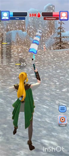 Axe 🪓 Throw #gaming #bowandarrow #archary #javelinthrow #arrow #throw #archerygame #shorts