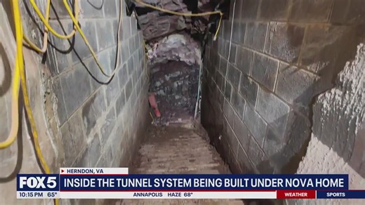 Northern Virginia woman continues building tunnel system at home