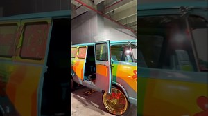Mystery machine on Gold 24’s wire wheels