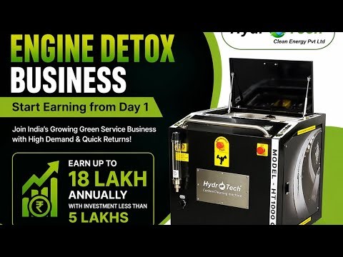 Hydrotech Engine Decarbonising Touch Screen Model operating Explain -