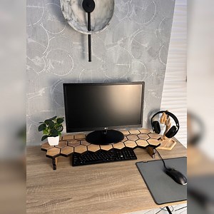 Wood Monitor Stand Monitor Riser Dual Monitor Stand TV Stand Monitor Shelf Laptop Stand Desk Organizer Desktop Wooden TV Stand Media Console - Etsy