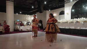 Newlyweds with a beautiful Samoan performance at their wedding reception. | QUESTion