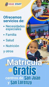 🚀Nuestro programa Head Start & Early Head Start ofrece servicios de familia, salud, nutrición, salud mental, educación, atención a necesidades especiales, clínicas dentales, terapias del habla y psicológicas. La matrícula es GRATIS para niñas y niños desde los 2 meses hasta los 4 años y 11 meses de edad. 🔗 bgcpr.org/matricula-head-start/ Tenemos centros en 📍San Juan y 📍San Lorenzo. 💬Información (939)238-8788 #BGCPR #HeadStart #EarlyHeadStart #matrícula #gratis | Boys & Girls Clubs de Puerto