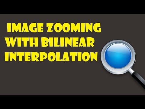 Image Zooming with Bilinear Interpolation in MATLAB
