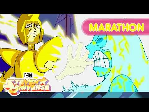 Blue vs Yellow Diamond Power Struggle 💙⚔️💛 | Sisters Showdown | Steven Universe | Cartoon Network