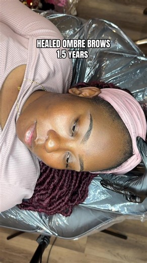 A bolder set of ombre brows healed 1.5 years later! Her brows are still in really good condition but she wanted to freshen them up and darken the tailed a little bit more again to keep up with the bolder style 🙏🏼 SERVICE: Ombre Brows LOCATION: NORTH GLENDALE AZ 📍 LASTS: 3 years 🍒 Payment plans available ($50 per month) DM to schedule or use booking link located In bio #azbrows #phoenixbrows #ombrebrows #pmuartist