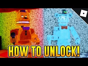 How to get the "GOLDEN AGE" AND "FROSTY WONDERLAND" BADGES in FAZBEAR'S REVAMP P1 | Roblox