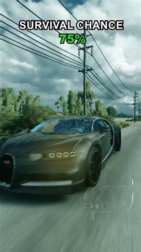 NO CHANCE TO LIVE! 💀 bugatti chiron #beamng