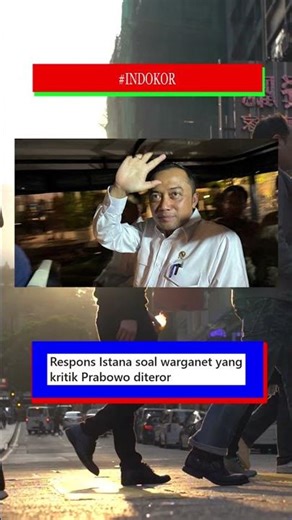 Respons Istana soal warganet yang kritik Prabowo diteror #beritaterkini #keretabaru #news