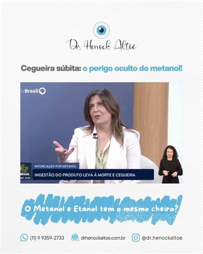 O Metanol e Etanol tem o mesmo cheiro?