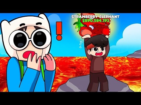 Roblox SURVIVE LAVA For BRAINROTS… I got Max Level?!