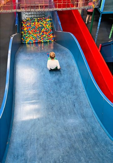 Exciting Blue Playground Slide for Kids