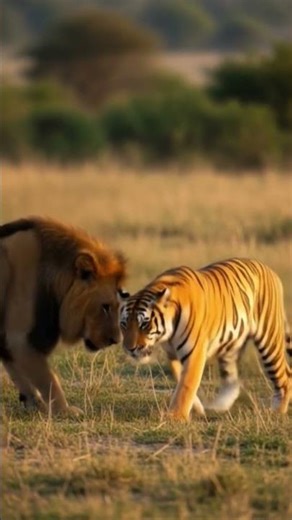 lion vs tiger #DreamScreenAI
