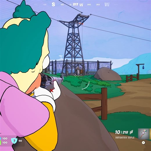 KrisPeaGamer on Instagram: "Krusty The Clown and the ratings crashes.... Clowning around in fortnite...🙈 #fortnite #fortniteskins #fortniteclips #battleroyale #solo #gameplay #gamers #xbox #krustytheclown #simpsons #skill #reels #clown"