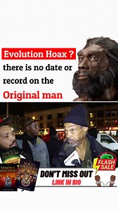 18K views · 685 reactions | Evolution Hoax ? There is no date or record on the Original man ... Black Friday Sale Live Now  Link in Bio | Voice of the Ancestors | Facebook