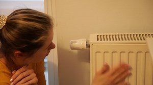 Frozen Woman Regulate Battery Heating Power Stock Footage Video (100% Royalty-free) 1097517961 | Shutterstock