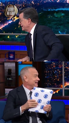 Tom Hanks Jokes He’ll Never Leave This Interview 😂