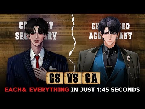CA vs CS ✅ || Chartered accountant vs company secretary || profession mania || #cs #ca