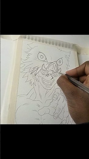 This Inosuke Drawing looks REAL! 🐗 Beast Breathing Art #inosuke #demonslayer #drawing