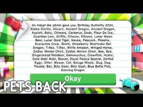 How To Get Hacked Adopt Me Pets BACK!
