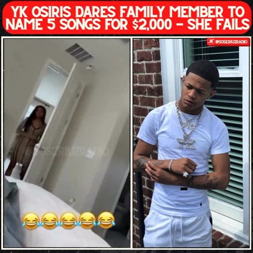 SSZRADIO ©️ on Instagram: "YK Osiris’s family member fails $2000 challenges to name 5 of his songs 😣 Would you pass this test 🤔⬇️ #ykosiris #familymember #fyp"