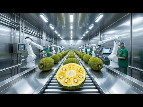 Inside a Modern Breadfruit Processing Plant | From Whole Breadfruits to Smooth Starch Purée