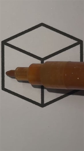 Steph Heart on Instagram: "Sparkly cube #3 using glitter markers —orange-red-green #coloring #GlitterMarkers #explorar #Ohuhu #color #satisfying #explore"