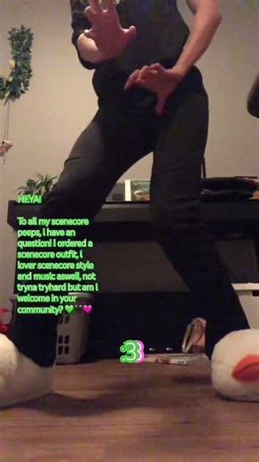 Am i? || recorded this w a throatinfection :D #scenecore #furry #maskmaker #kandi #outfit #alien