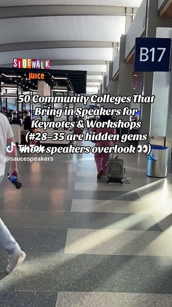 50 Community Colleges for Speaking Opportunities