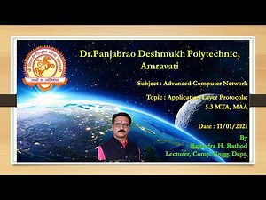 5.3 MESSAGE TRANSFER AGENT: SMTP , MESSAGE ACCESS AGENT: POP AND IMAP, IMAP4, MIME