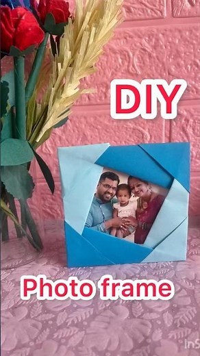 Easy Origami Photo Frame 📸 | Paper Craft Gift Idea #origami
