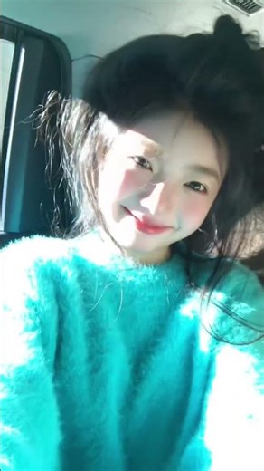 When you smile with your eyes half-closed