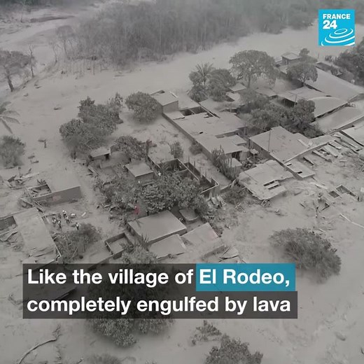 Guatemala volcano eruption: drone footage shows devastation