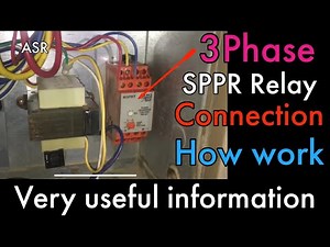 how to work single phase preventer wiring diagram what is SPPR phase failure Relay wiring Learn