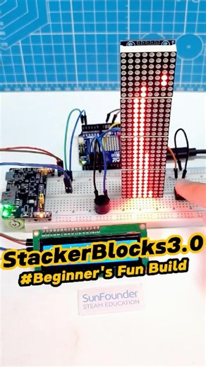 Build This Addictive Arduino LED Matrix Game #arduino #arduinoproject