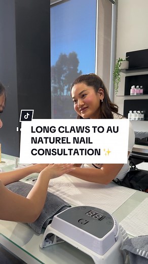 Nail Consultation! In her natural nail era 💅 This client wanted to flip the switch from long claws to AU NATUREL ✨ Are you loving the natural nail era? Let us know! #cjacademyau #cjartistry #thenailconnection #naileducation #nails #nailart #nailpromagazine #nailtraining #gelx #gel #gelnails #nailcourses #sydneynails #troubleshoot #smoothnails #nailstudentcourse Client Consultation - Nail Education - Nail Tech Life - Nail Artist - Gel - Nail Salon - Nail Design - Nail Tutorial - Nail Solutions -
