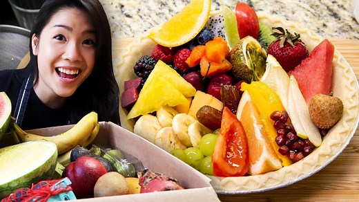 18K views · 104 shares | Inga mixed 50 different kinds of fruit together to make the ultimate fruit pie, AND a bonus 50-fruit smoothie. | Tasty | Facebook