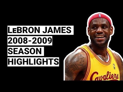 LeBron James 2008-2009 Season Highlights | BEST SEASON