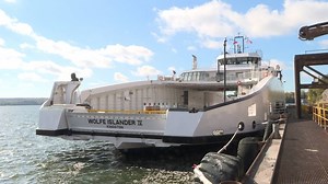 The Wolfe Islander 4 has arrived in the Kingston region — no cars or passengers until next year.