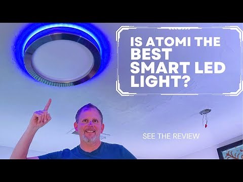 Atomi The BEST Smart LED Ceiling Light Install And Review