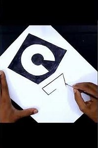 How to draw the Cartoon Network logo #Shorts