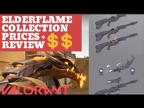ELDERFLAME COLLECTION PRICES AND REVIEW - VALORANT DRAGON SKINS - ELDERFLAME BUNDLE